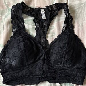 Zenana Elegant Black Lace Bralette